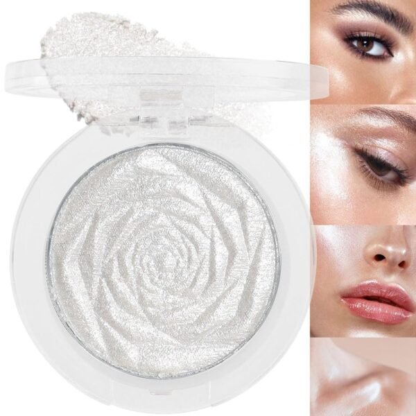 61Ev9iD2dyL._SL1000_ evpct Pearl White Silver Face Highlighter Review Best Waterproof Glitter Makeup Palette