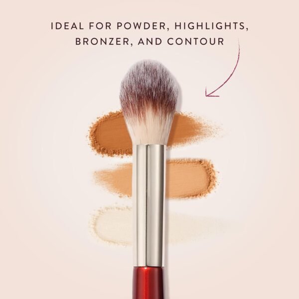 BK Beauty 108 Precision Powder Brush Review for Flawless Under-Eye and Highlighting