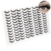 61i-gejVtzL._SL1001_ Azenlo False Eyelashes Review Fluffy Faux Mink Wispy Cat Eye Lashes