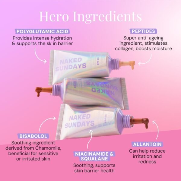 Naked Sundays BeautyScreen SPF 50 Mineral Peptide Foundation Review Radiant Coverage and Protection