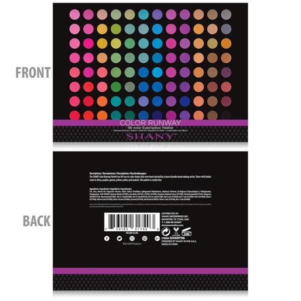 SHANY 96 Color Runway Eyeshadow Palette Review Stunning Matte Shades for Every Look