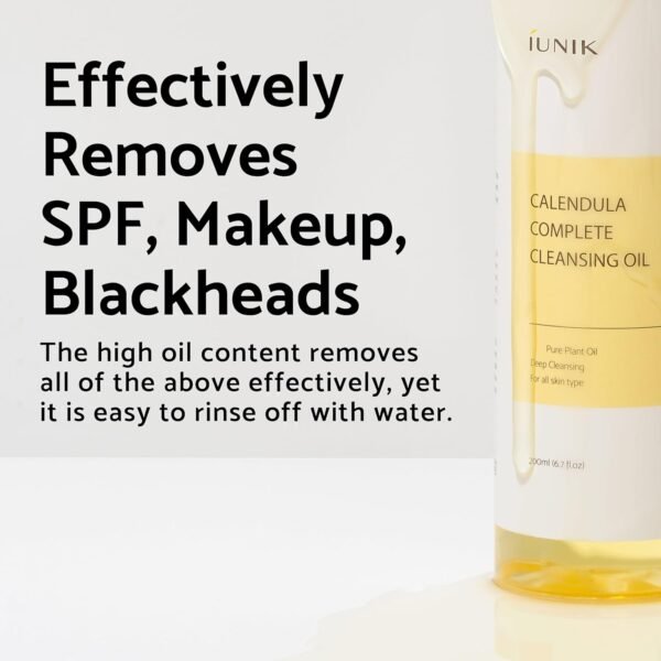 712jKzSjZdL._SL1500_ Makeup Cleansing Oils IUNIK Review Deep Cleanse Calendula Jojoba Benefits Explained