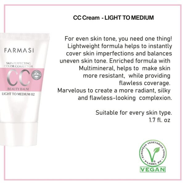 71BQ0WubkPL._SL1500_ Farmasi CC Cream Review Natural Flawless Finish with SPF 25 for All Skin Types