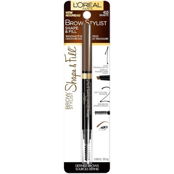L’Oreal Paris Brow Stylist Mechanical Eye Brow Pencil Brunette Review and Tips