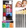 71ELJvCvgoL._SL1280_ ZENTANMEI Face Painting Kit Review Best Water Based Body Paint Palette for Kids Adults