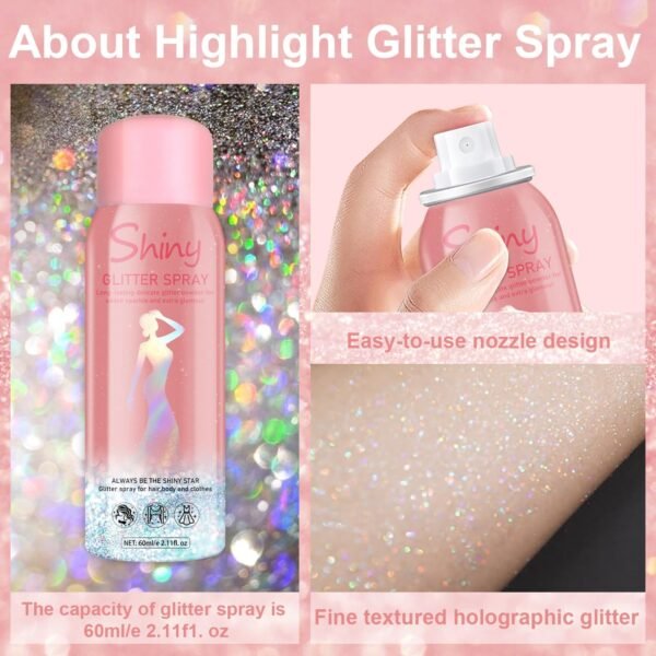 Meilury Body Glitter Spray Review Unveils Stunning Shimmer Effects for Festivals