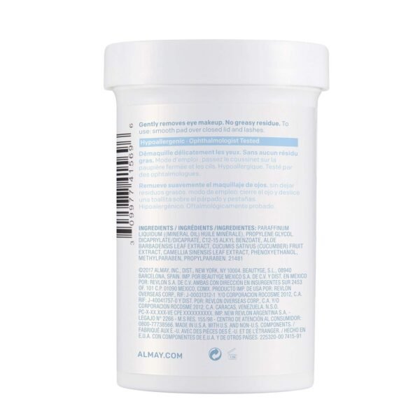 71cky65ZwHL._SL1400_ Almay Longwear Waterproof Eye Makeup Remover Pads Review Gentle Yet Powerful Cleanser