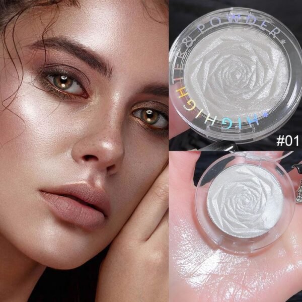 71fieu6B-PL._SL1000_ evpct Pearl White Silver Face Highlighter Review Best Waterproof Glitter Makeup Palette