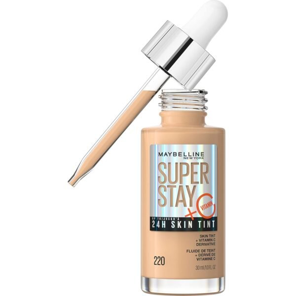 71r1BXcG2aL._SL1500_ Maybelline Super Stay Skin Tint Foundation Review Bright Radiant Coverage with Vitamin C