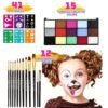 71vLB1wB2PL._SL1000_ ZENTANMEI Face Painting Kit Review Best Water Based Body Paint Palette for Kids Adults