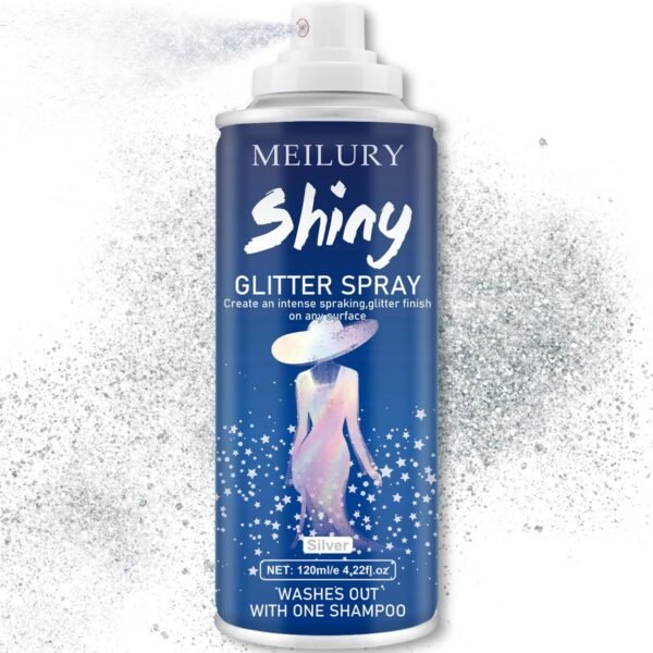 71vNOdvVNNL._AC_SL1500_ Meilury Body Glitter Spray Review Stunning Holographic Highlighter for Hair Face and Clothes