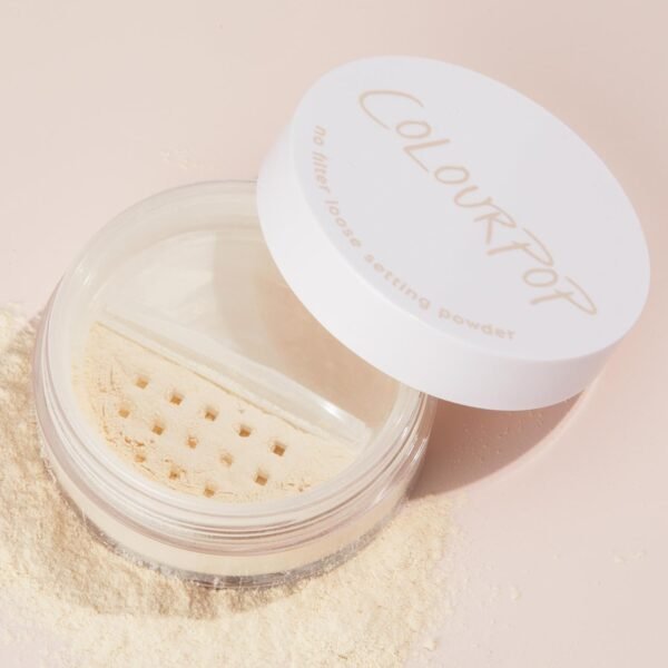 71xIHFKLT2L._SL1500_ ColourPop No Filter Loose Setting Powder Review Best Translucent Face Powder for Flawless Finish