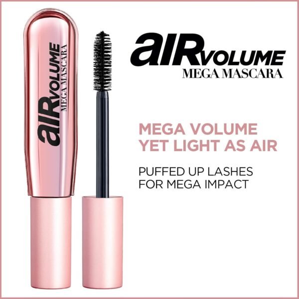 71xpaQzy7YL._SL1500_ L Oreal Paris Air Volume Mega Mascara Review Long Lasting Lightweight Volumizing Beauty
