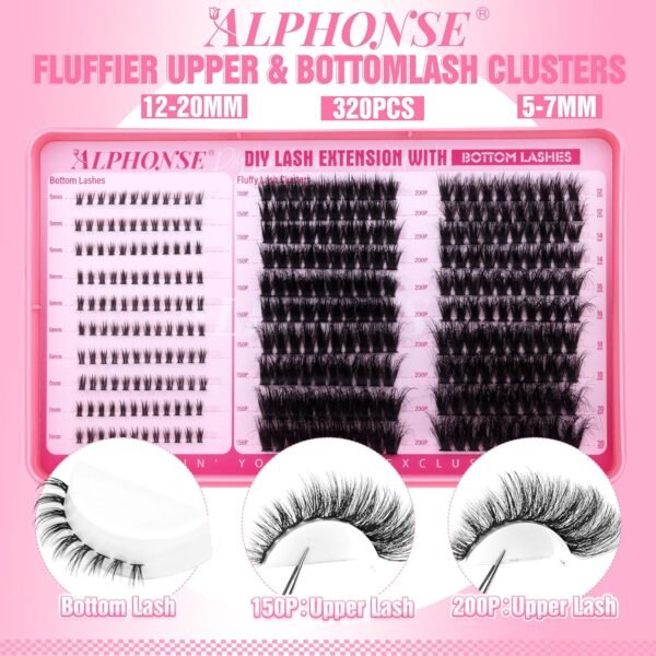Fluffier Lash Clusters Review Alphonse Best False Eyelashes for Stunning Volume