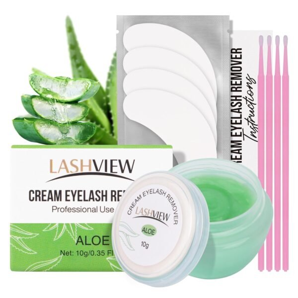 Lashview Eyelash Extension Remover Cream Review Gentle Aloe Vera Formula Tested