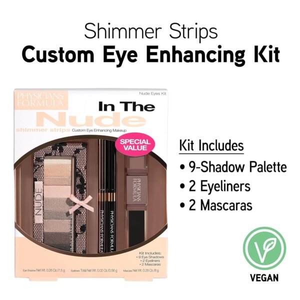 Physicians Formula Shimmer Strips Review Best Nude Eyeshadow Kit for Sensitive Skin