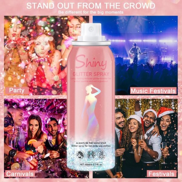 Meilury Body Glitter Spray Review Unveils Stunning Shimmer Effects for Festivals