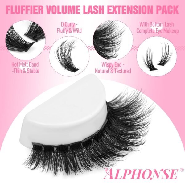 Fluffier Lash Clusters Review Alphonse Best False Eyelashes for Stunning Volume