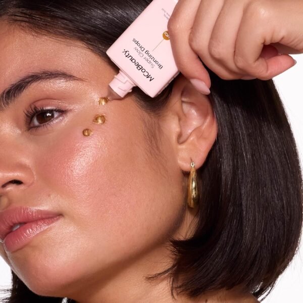 MCoBeauty Super Glow Bronzing Drops Review Radiant Vegan Face Bronzer Essentials