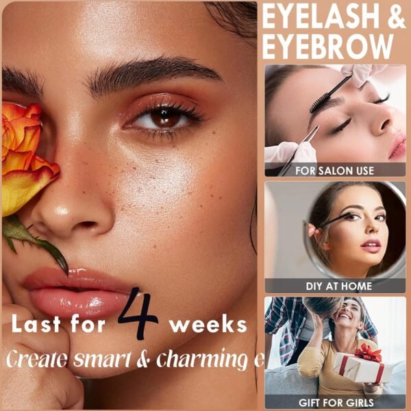 Callmynm Lash and Brow Color Kit Review Long Lasting Natural Black Results